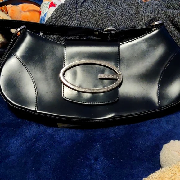 Guess | Bags | Guess Black Vintage Bag | Poshmark